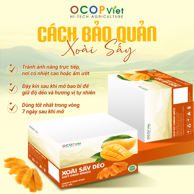 Xoài sấy dẻo - Soft Dried Mango – product photo 3, product detail gallery