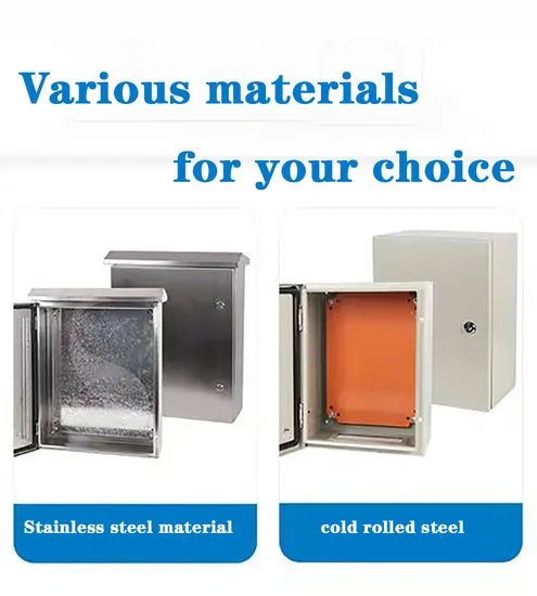 Power Distribution Equipment Metal PLC It PC Network Enclosure Cabinet Factory Price PLC Distribution Box - Image 5