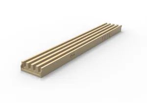 Customizable Comb Profile Channel Drain for Industrial Use Length 1000mm Trademark yete Origin Fujian, China Specification - Image 1