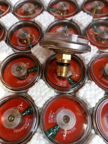 Portable Fire Extinguisher Spring Pressure Gauge Color Red Origin China Accuracy 1.6 Display Pointer HS Code 90262090 Surface Dia. - Image 5