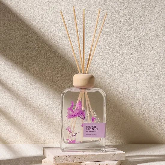 350ml Preserved Flower Botanical Reed Diffuser Sets Stick 6PCS Weight 850g Origin China Trademark OEM MOQ 2000PCS/Scent Suitable for - Image 2