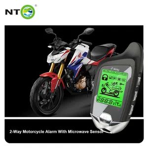 Remote Engine Start Two Way Motorcycle Alarm with Microwave Sensor - Image 5