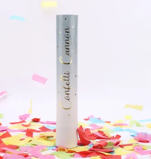 Wholesale Party Decoration Gender Cannon Biodegradable Poppers Confetti Poppers - Image 1