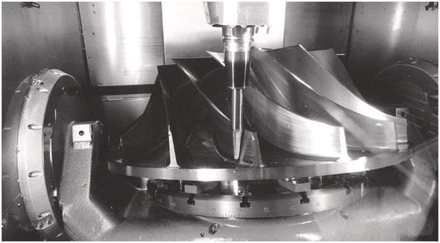 Custom CNC Machining Turbomachinery Impeller Parts Color Black Quality MOQ: 1 PCS Form China Manufacturing Processing Type CNC Machining - Image 2