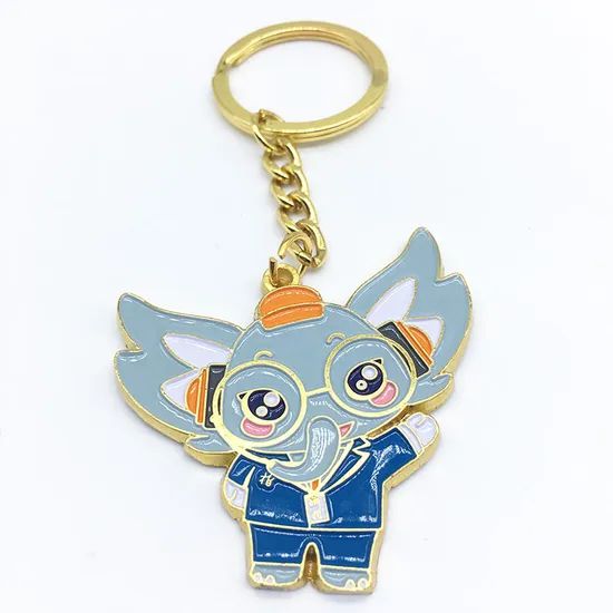 Promotional Corporate Small Gifts for Promotional Activities 2D 3D Metal Keychains Key Chains Custom Logo Key Rings Key Ring - Image 3