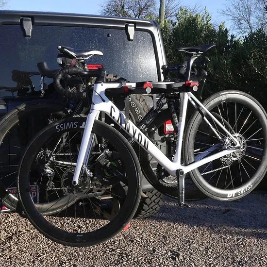 Bicycle Carrier Racks Hitch Mount Double Foldable Arm Rack for Car - Image 4