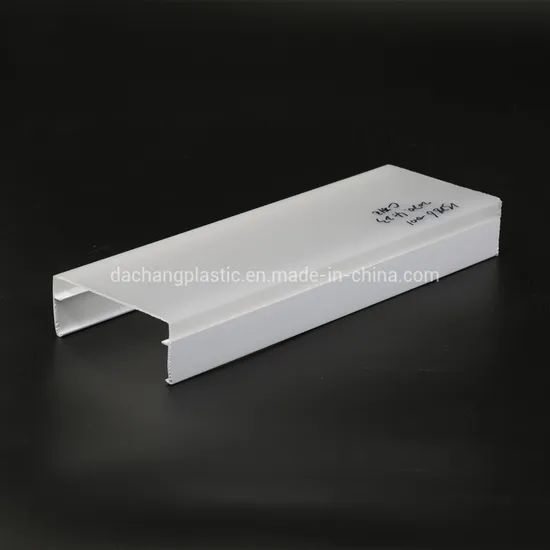 Optical Prism Acrylic Extrusion Lamp Cover for LED Lighting Profile - Image 4