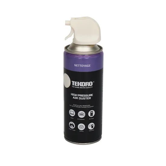 Compressed Air Duster Trademark TEKORO Package 12PCS/CTN Model NO. TE-8046 Volume 450ml, 550ml Validity Three Years Origin Guangdong, - Image 4