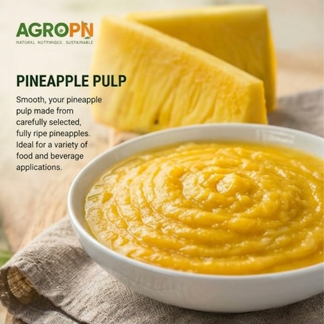Pineapple pulp Organic Yes Features Organic Degree of Processing Frozen, Puréed Degree Of Maturity Mature, Pre-Ripened - Image 1