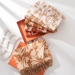 Cross-Border New Couple Cashmere-Like Scarves Origin China Style Leisure Model NO. sam Age Group All Gender Women's Trademark - Image 4