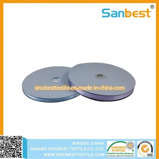 Beautiful Polyester Package Satin Ribbons for Xmas Box Width 12mm Style Single Face Trademark Sanbest Type Ribbon Spool HS Code - Image 5