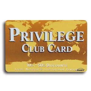 Customize Printing Club Plastic RFID Menbership Card Origin China Material PVC Model NO. IC-01 Trademark Seaory HS Code - Image 1