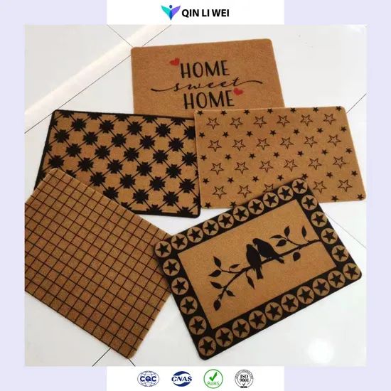 Coco Coir Door Mat with Heavy Duty Backing Seater All Origin China Trademark OEM Condition New Color Customized Suitable for All - Image 1