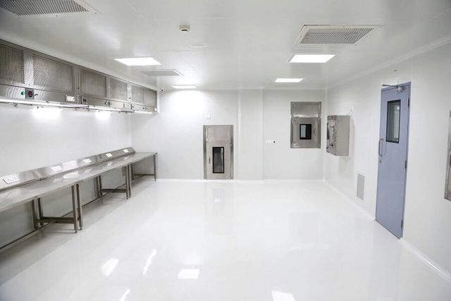 ACE Flushed With Ceiling Clean Room Partition Brand ACE Infill Material Puf Infill Density 38 Kg/m3 Partition Thickness 0.7 - Image 1