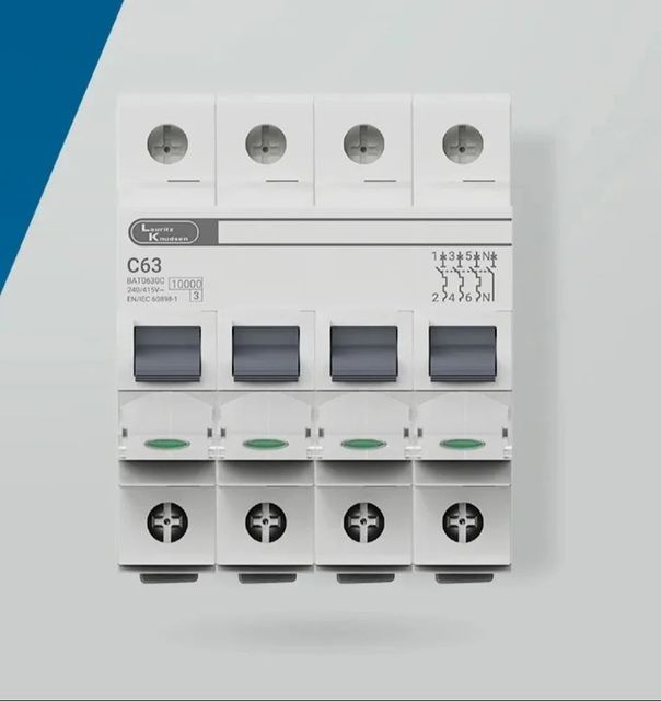 Miniature Circuit Breaker, 40 A Type DC Amps 32 Color White Model Exora-MCB Usage Industrial Rated current 40 A Brand Lauritz - Image 1