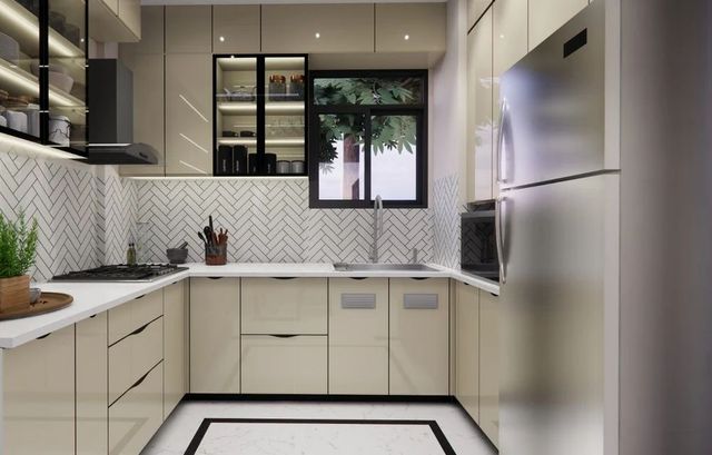 Acrylic Sheets For Modular Kitchen Size 4x8 ft Finish Glossy Thickness 3 mm Durability Durable Flexibility Flexible Shutter Finish - Image 1
