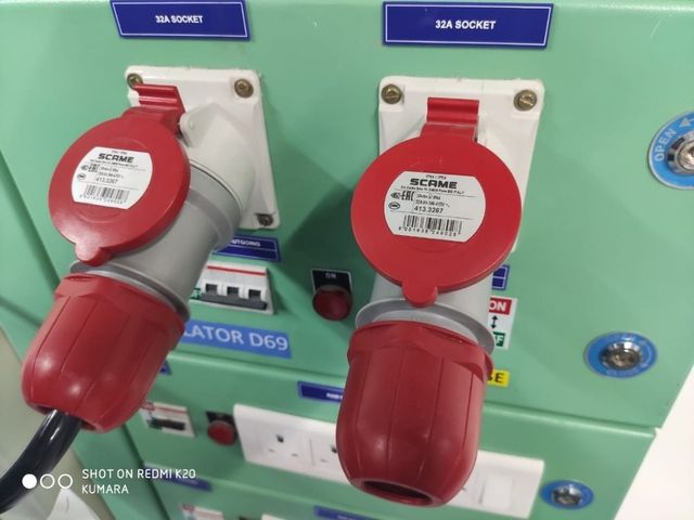 Industrial Plugs And Sockets IP Rating 25A MCB Protected Yes Rated Voltage 1100 Country of Origin Made in - Image 1