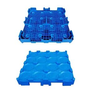 Plastic Modular Stackable HDPE Bottle Pallet for Water Jug Storage for Forklift - Image 1