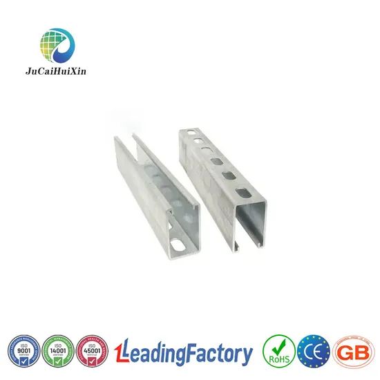 Jchx Wholesale Price U Channel Steel Solar Panel Installation Rails for Purlin - Image 1