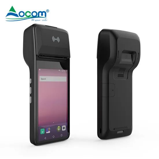 5.5 Inch Capacitive Touch Screen Handheld Mobile POS Terminal Wth Printer - Image 1