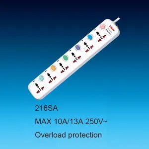 AC Power 2 Way Universal Multi-Function Outlets Wall Switch Socket - Image 5