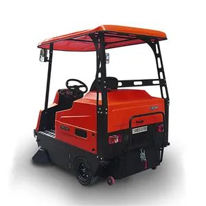 Commercial Parking Lot Ride-on Electric Road Floor Sweeper with ISO CE - Image 4