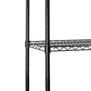 4-Layer Freestanding Storage Rack for Kitchen Pantry with Easy Clean Surface and Sturdy Construction - Image 3