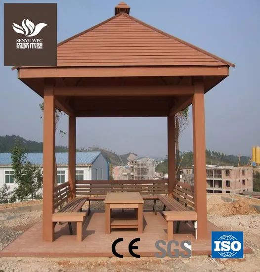 Wood Plastic Composite Durable Outdoor Pavilion Size Customized Trademark Senyu Color Customized Duration 15 Years Cover Material - Image 3