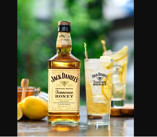 Jack Daniel's Tennessee Honey Liqueur Glass Bottle Bulk Supply - Image 1