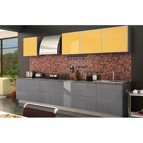 Plywood German Modular Kitchen, Base Unit Depth: Standardized - Image 3
