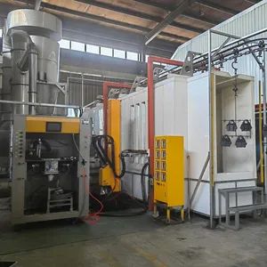 Automatic Powder Coating Spray Booth Electrostatic Painting Booth for ...