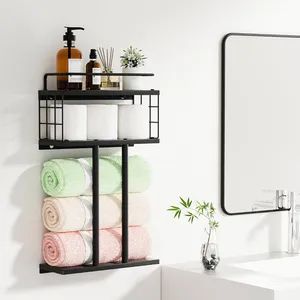 Cross Border Custom Spray Paint Bathroom Towel Racks - Image 4