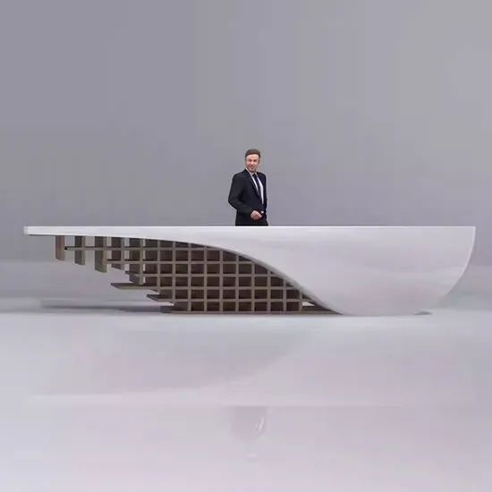 Customized Modern Desks for Cosmetics Store & Nail Salon Reception Desks - Image 3