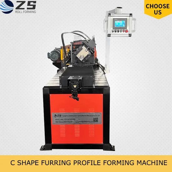 Roofing Ceiling Frame Galvanized Main Channel C Shape Furring Steel Profile Cold Roll Forming Machine - Image 6