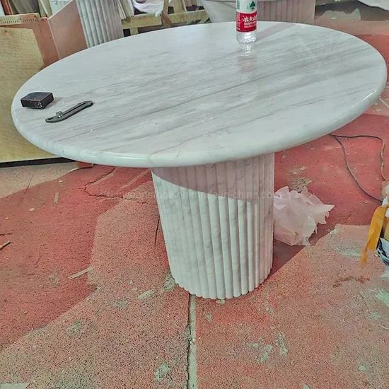 Luxury Customized Natural Stone Furniture Marble Top Stone Dining Table Coffee Table - Image 3