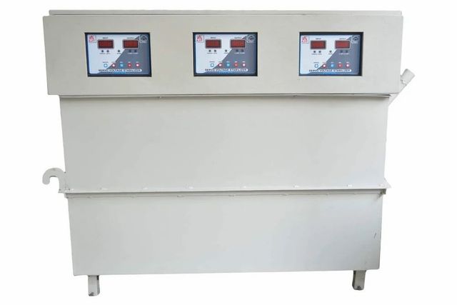 Single Phase Servo Stabilizer Phase Single Phase Load capacity 10kva Mounting Type Floor Payment Terms Online Brand Consul  - Image 3