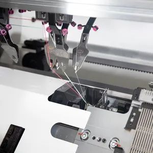 CE ISO Certified Blue Flat Knitting Machine for Raschel Blanket - Image 6
