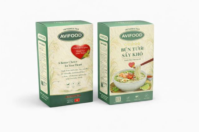 AVIFOOD Dried Fresh Rice Vermicelli Filling Meat Features Gluten-Free, Vegan Base Rice Flour, Sweet Potato Starch, Whole Grain Rice - Image 2