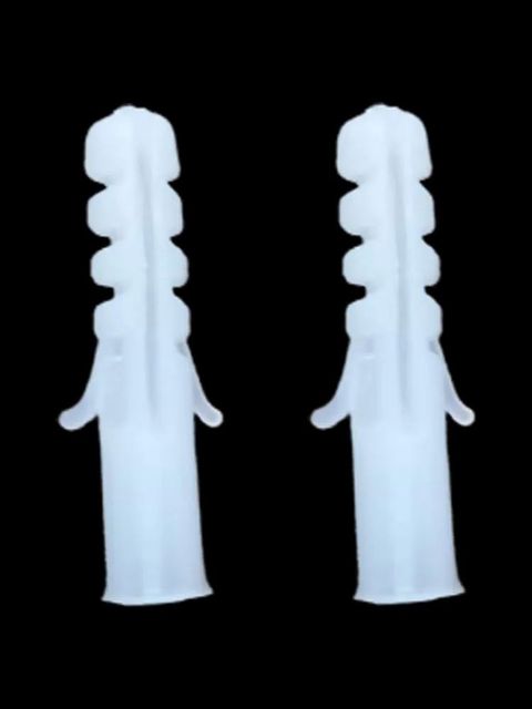For Industrial White Plastic Wall Plug Color White Size 1.5inch Finish Glossy Thickness 5mm Material Plastic Quantity Per Pack - Image 1