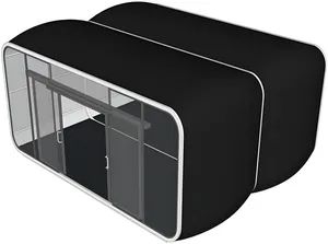 Container House Space Modular Room Container Modular Dome Capsule Trailer House - Image 5