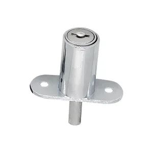 Zinc Alloy Push Button Filing Cabinet Locks with Master Key - Image 4