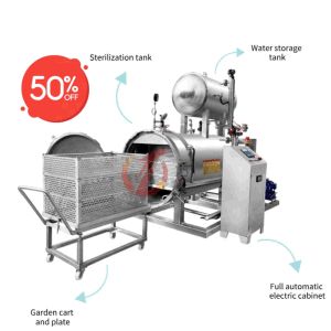 Fully Automatic Autoclave for Food Sterilizer Retort Machine Canned Food Sterilization Retort Machine Sterilizing - Image 1