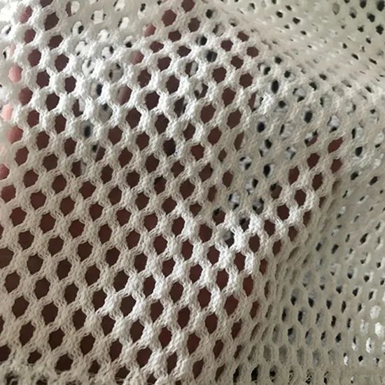 Durable 100% Cotton Mesh Fabric Pattern No Trademark No Origin China Width 58/60" Weight ≥200g/m² Technics Tricot Style Plain Dyed - Image 2