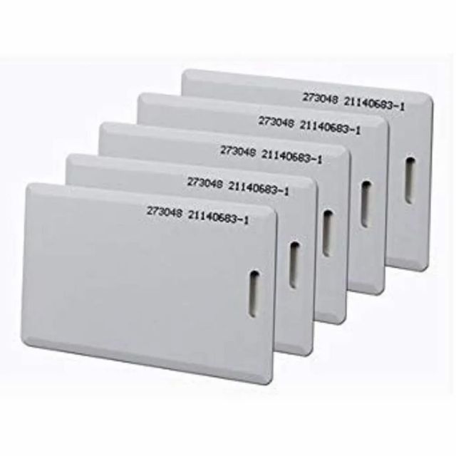 13.56 Mhz PVC RFID Cards Material PVC Type Active RFID Shape Rectangular Frequency 13.56 MHz Usage/Application Office Dimension 50 x 35 x 20 - Image 1
