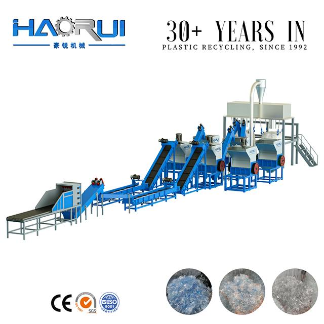 Automatic 500-6000kg/h Fibre Grade PET Bottle Washing Recycling Line in Plastic Plant - Image 4