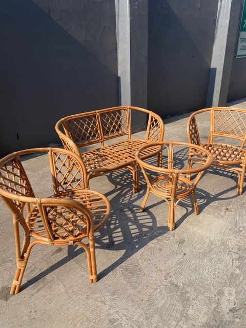 Bahama Living Sets, 80 Left! Packaging Single Face Material Natural Rattan - Image 5