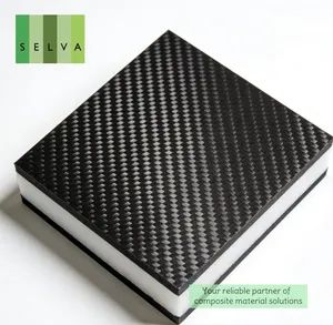 Light Weight Carbon Fiber Fabric Sandwich Panel with PVC Foam Core - Image 1