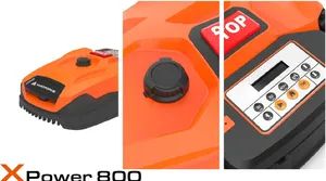 Electric Robot Lawn Mower Origin China Model NO. R800 Trademark REBOSS Feature 4-Stroke Usage Common Lawn HS Code 8504401400 - Image 6