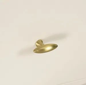 Oval Shape European Style Pure Copper Wardrobe Door Handle Pull - Image 6