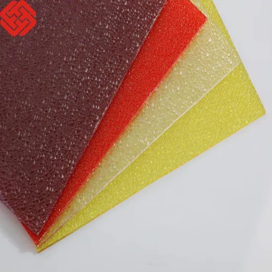 Embossed Polycarbonate Sheet PC Building Material Office Partion - Image 5